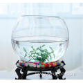 wholesale clear large small round glass fish bowl